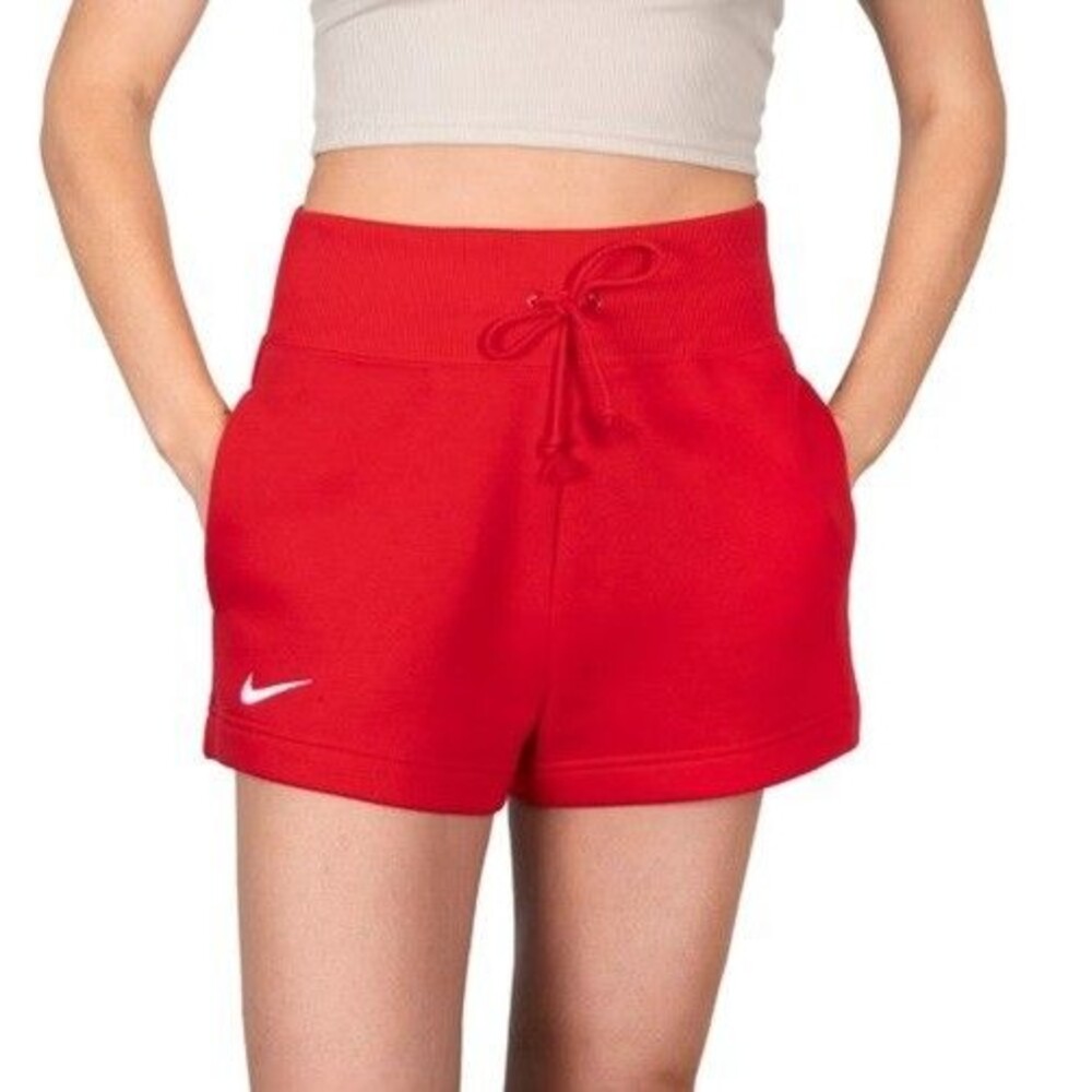 Nike Women's Fleece Short HF6898-657 Medium M Red NWT